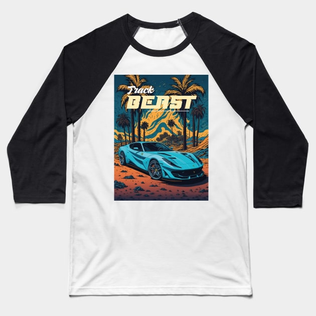 Track Beast Baseball T-Shirt by By_Russso